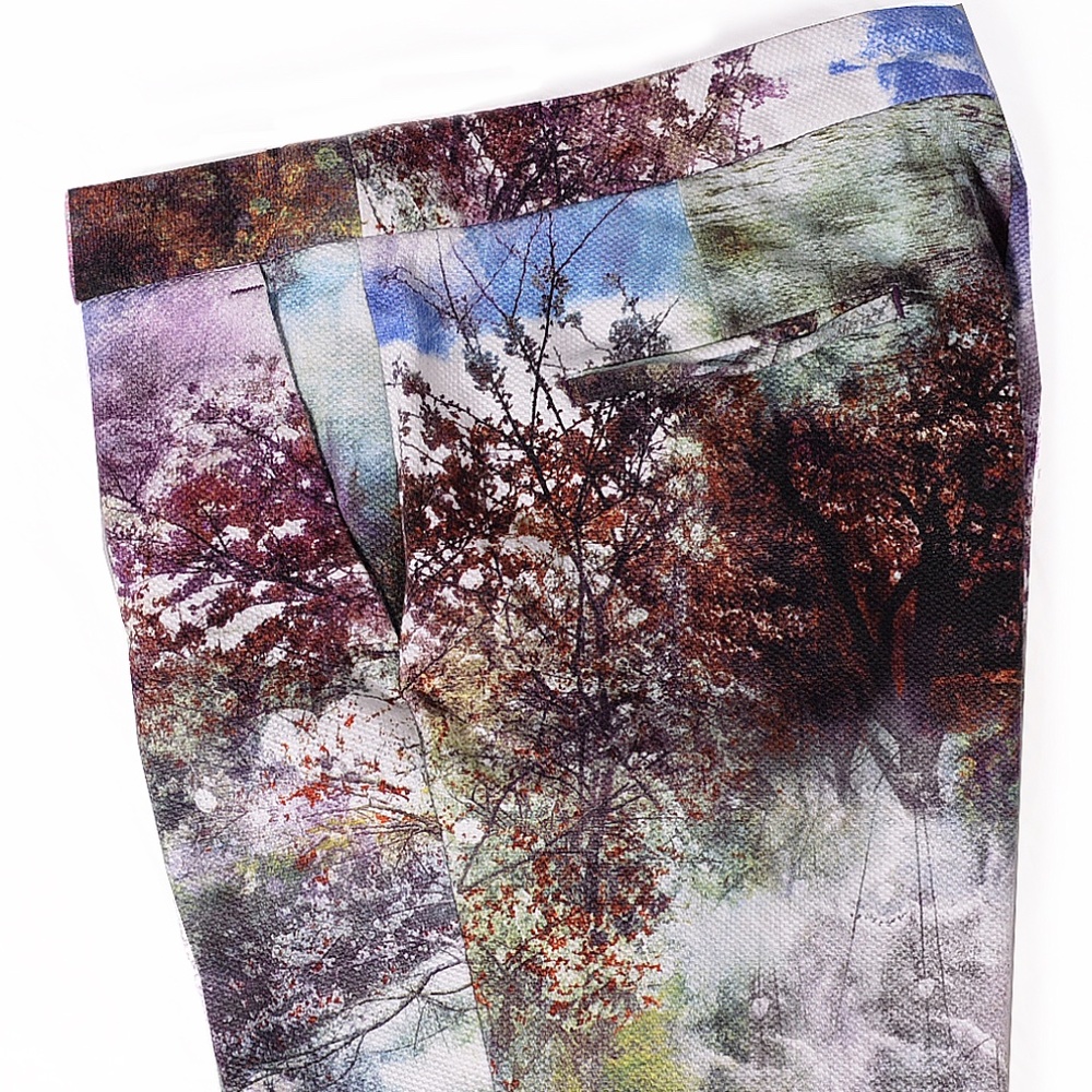 Zara Basic Printed Pants. Women's - image 5